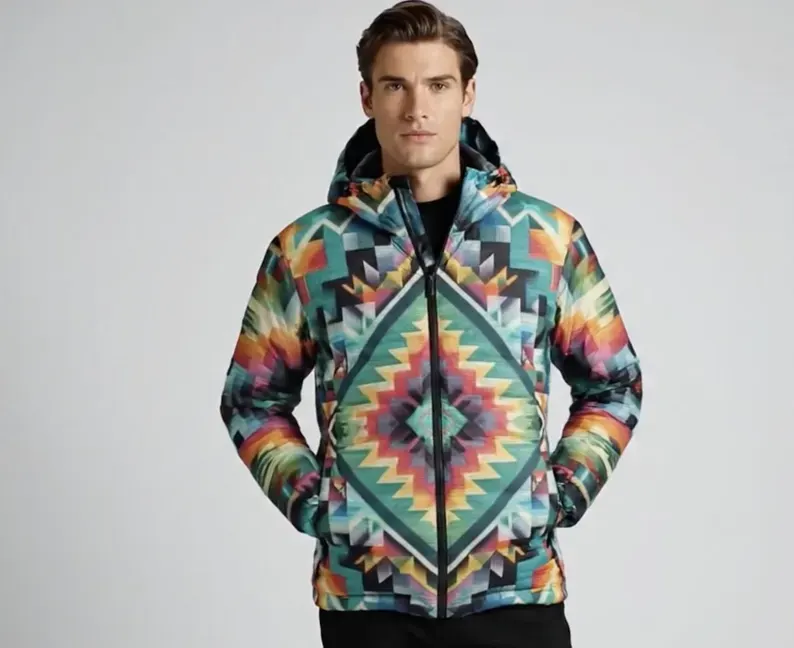 Warm Quilted Puffer Down Jacket